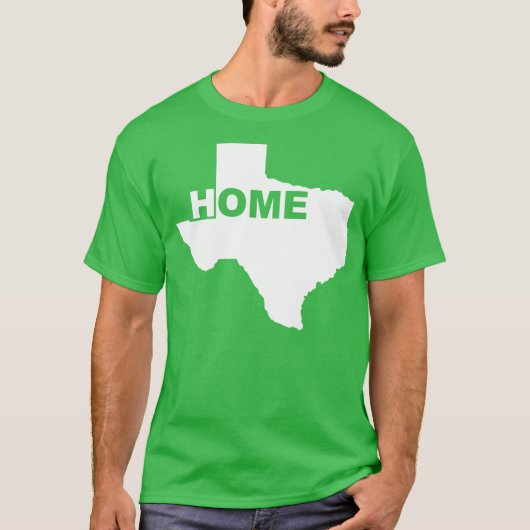 Texas Thuis Weg Van Thuis T-shirts (Voorkant)