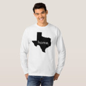 Texas Thuishoes met lange hoes T-Shirt (Voorkant volledig)