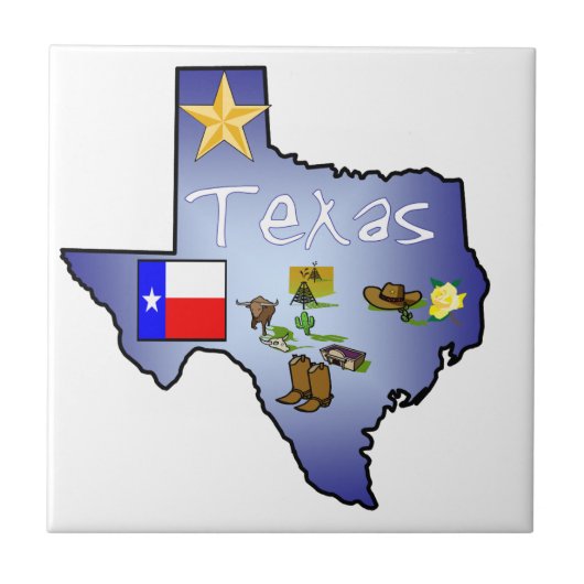 Texas Tile Tegeltje (Voorkant)