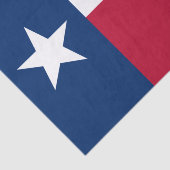 Texas tissuepapier, Texas vlag tissuepapier (Detail)