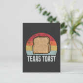 Texas toast Retro  jaren 1970 Briefkaart (Staand voorkant)
