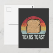Texas toast Retro  jaren 1970 Briefkaart (Voorkant / Achterkant)