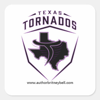 Texas Tornados Square Sticker