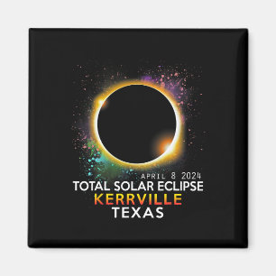 Texas Totaal Zonsverduistering April 8 2024 Magneet