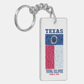 Texas Total Eclipse Acryl Sleutelhanger (Voorkant Links)