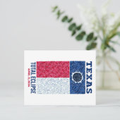 Texas Total Eclipse-Briefkaart Briefkaart (Staand voorkant)