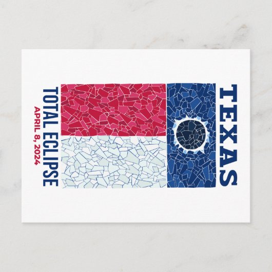 Texas Total Eclipse-Briefkaart Briefkaart (Voorkant)