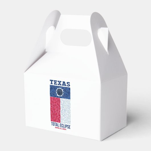 Texas Total Eclipse Favor Box Bedankdoosjes (Voorkant Zijde)