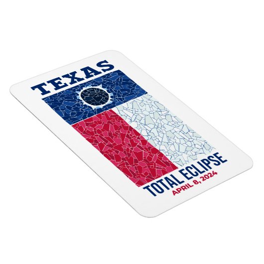 Texas Total Eclipse Flexibele fotomagneet Magneet (Rechterzijde)