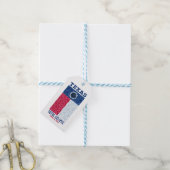 Texas Total Eclipse Gift Labels Cadeaulabel (Met Touw)