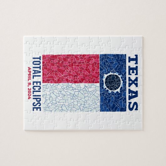 Texas Total Eclipse Puzzel (Horizontaal)