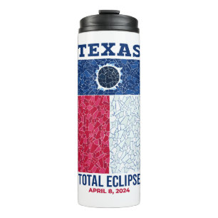 Texas Total Eclipse Thermal Tumbler Thermosbeker