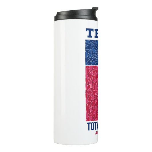 Texas Total Eclipse Thermal Tumbler Thermosbeker (Gedraaid links)