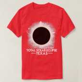 TEXAS Total Solar Eclipse 2024 April 8 America Tot T-shirt (Design voorkant)