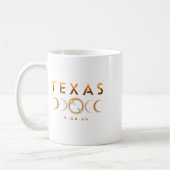 Texas Total Solar Eclipse 8 april 2024 Texas Solar Koffiemok (Links)