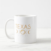 Texas Total Solar Eclipse 8 april 2024 Texas Solar Koffiemok (Links)