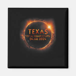 Texas Total Solar Eclipse 8 april 2024 Texas Solar Magneet