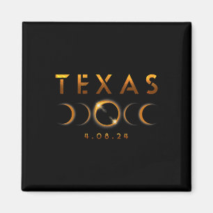 Texas Total Solar Eclipse 8 april 2024 Texas Solar Magneet