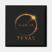 Texas Total Solar Eclipse 8 april 2024 Texas Solar Magneet (Voorkant)