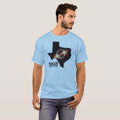 Texas Total Solar Eclipse april 2024 Texas Eclip T-shirt (Voorkant volledig)