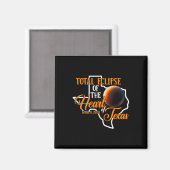 Texas Total Solar Eclipse April 8 2024 Verenigde S Magneet (Voorkant / Achterkant)