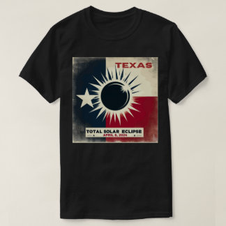 Texas Totale zonsverduistering 2024 T-shirt