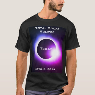 Texas Totale zonsverduistering 8 april 2024 T-shirt