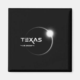 Texas Totality 4.08.2024 Totale Zonsverduistering  Magneet