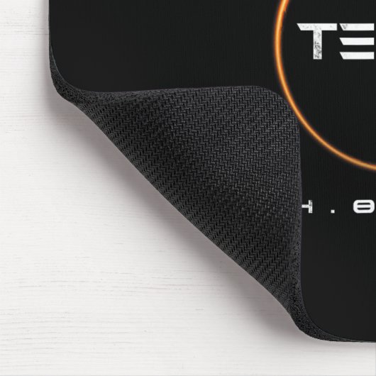 Texas Totality 4.08.2024 Totale Zonsverduistering  Muismat (Hoek)