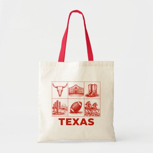 Texas Tote Bag (Voorkant)