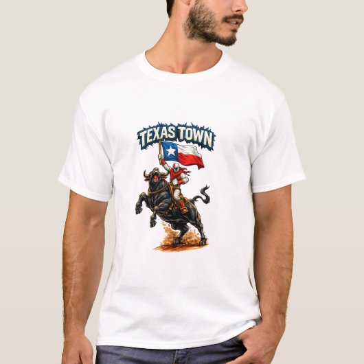 Texas Town Rodeo T-shirt (Voorkant)