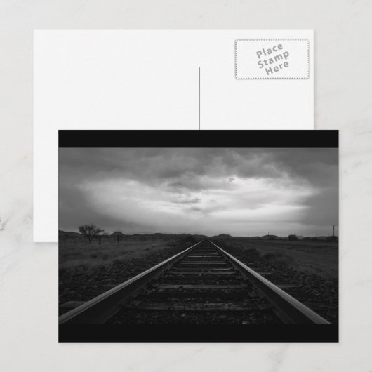 Texas Tracks Briefkaart (Voorkant / Achterkant)