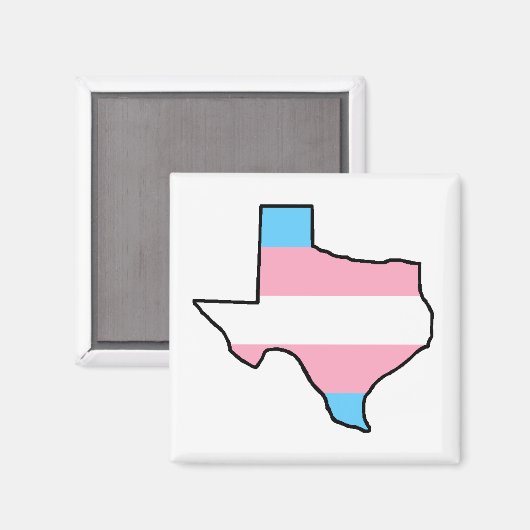 Texas Trangender Pride Magnet (Voorkant / Achterkant)
