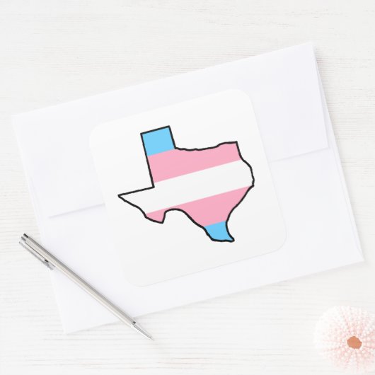 Texas Transgender Pride Sticker (Envelop)