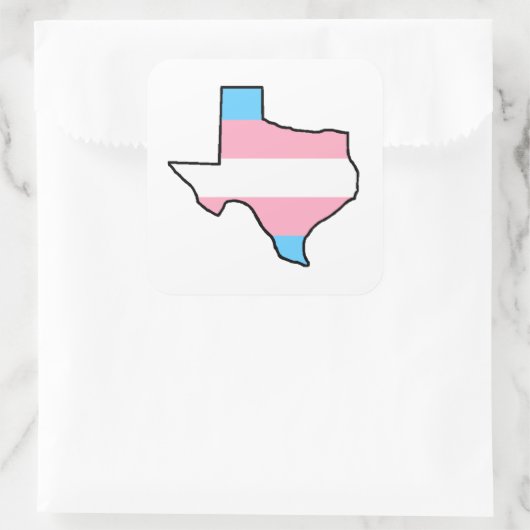 Texas Transgender Pride Sticker (Tas)