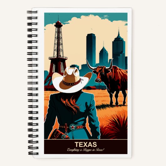 Texas Travel: alles is groter in Texas Notitieboek (Voorkant)