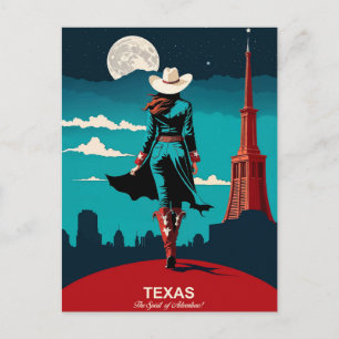 Texas Travel: de geest van avontuur Briefkaart