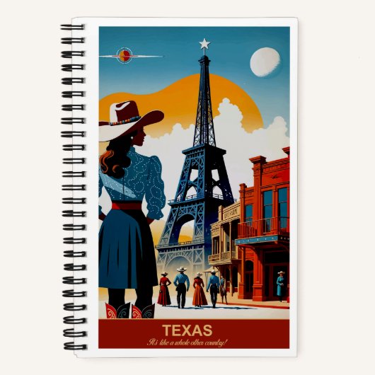 Texas Travel: Het is als een heel ander land Notitieboek (Voorkant)