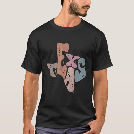 Texas Travel Kunstwerk Locatie Classic T-shirt (Voorkant)