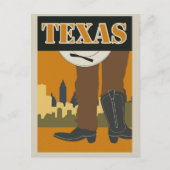 Texas Travel Poster Briefkaart (Voorkant)