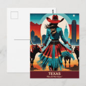Texas Travel: Waar het Westen begint Briefkaart (Voorkant / Achterkant)