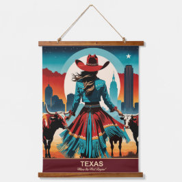 Texas Travel: Waar het Westen begint Hangend Wandkleed