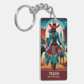 Texas Travel: Waar het Westen begint Sleutelhanger (Voorkant Links)