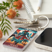 Texas Travel: Waar het Westen begint Sleutelhanger (Voorkant Rechts)