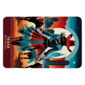 Texas Travel: Waar het Westen Flexibel Begint Magneet (Horizontaal)