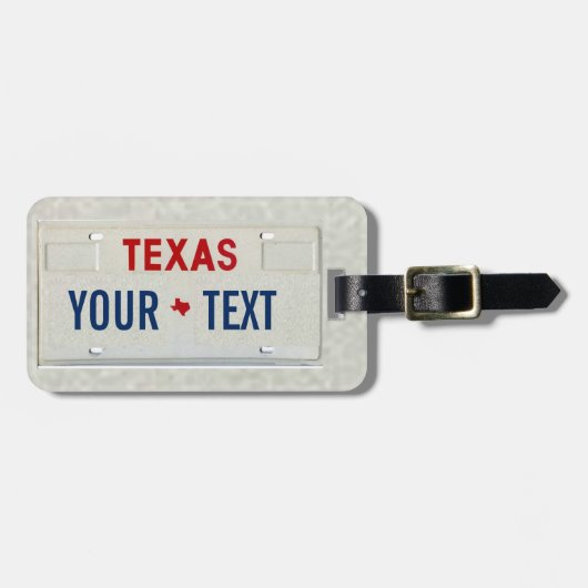 Texas Traveler Bagagelabel (Voorkant horizontaal)