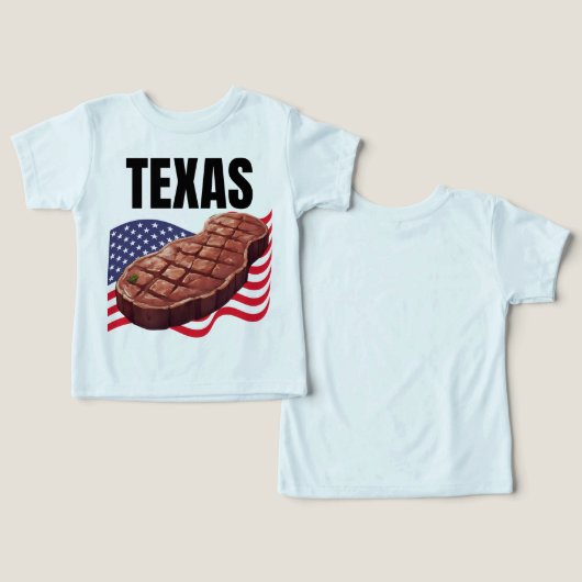 Texas Tri-Blend Bella + Canvas (Ontwerp Voorkant & Achterkant)