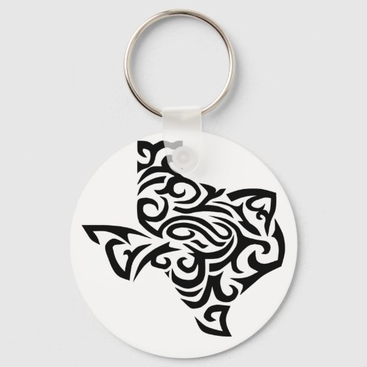 Texas Tribal Kunst Sleutelhanger (Voorkant)