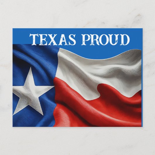 TEXAS TROTS BRIEFKAART (Voorkant)
