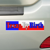 Texas trots bumpersticker (Op auto)